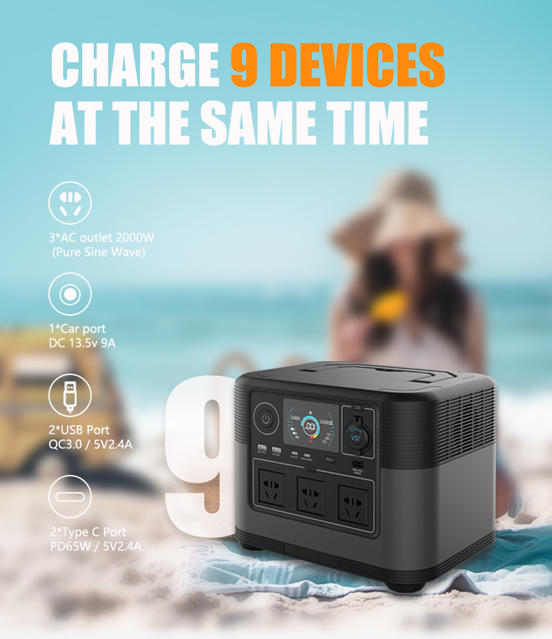 Portable Power Station - 2026 stasiun daya portabel baru 220V