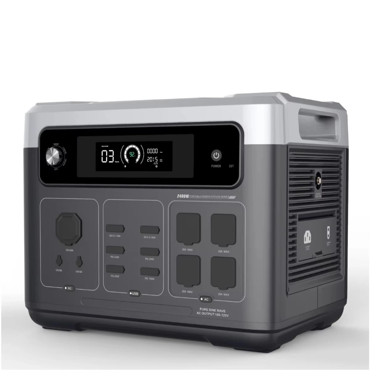 Portable Power Station - P2001 PLUS 2400W Pembangkit Listrik Portabel