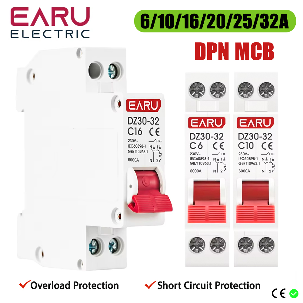 DZ30-32 DPN 1P + N Mini pemutu - Din Rail Circuit Breaker ulasan dan harga