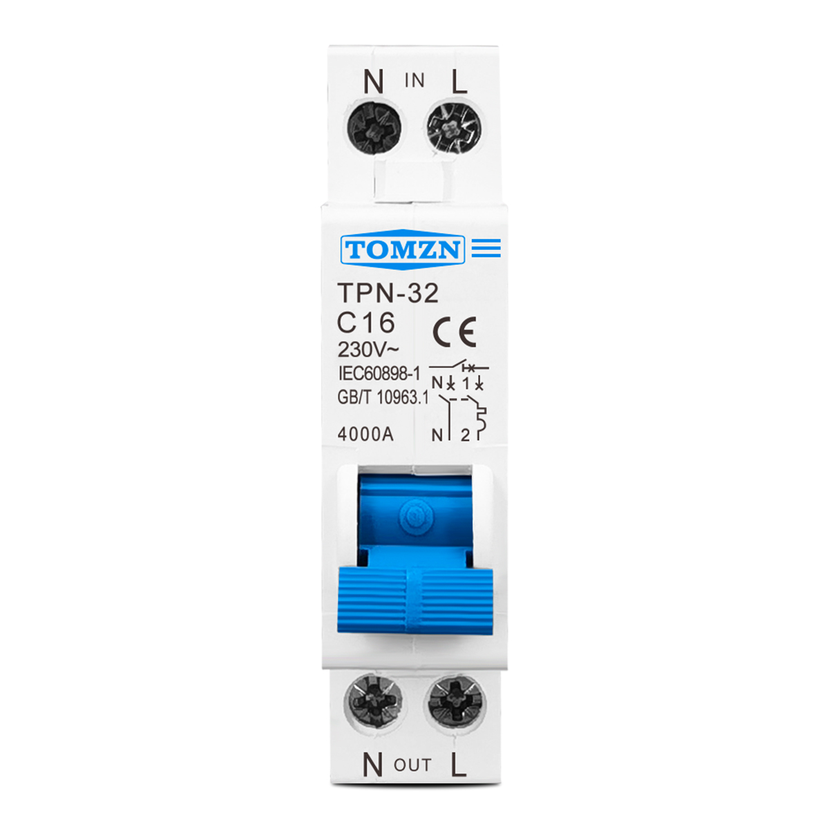 TOMZN TPN 1P+N Mini Circuit Br - Din Rail Circuit Breaker ulasan dan harga
