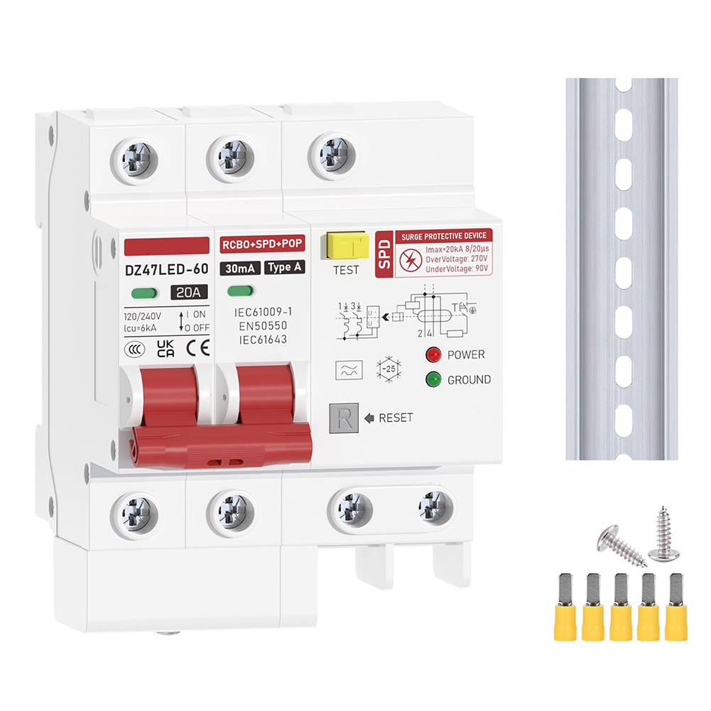 Perlindungan Beban Berlebih Pe - Din Rail Circuit Breaker ulasan dan harga