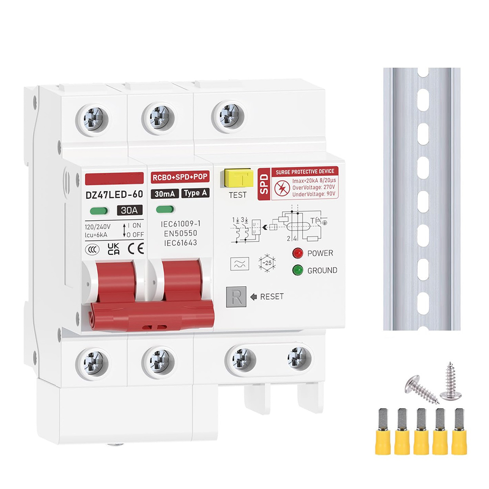 Perlindungan Beban Berlebih Pe - Din Rail Circuit Breaker ulasan dan harga