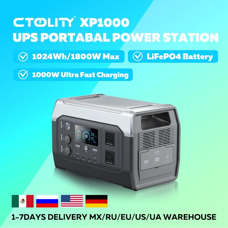 【Terlaris】 CTOLITY XP1000 1800 - Portable Power Station ulasan dan harga
