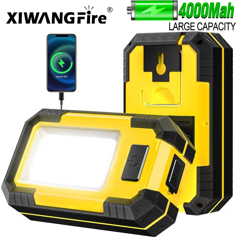 Lampu Kerja Isi Ulang 4000MAH  - Renewable Energy Sources ulasan dan harga