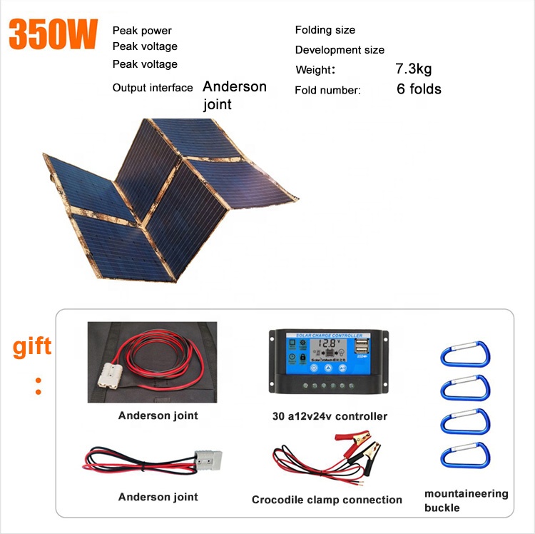 Panel Surya Monokristalin Flek - Portable Power Station ulasan dan harga