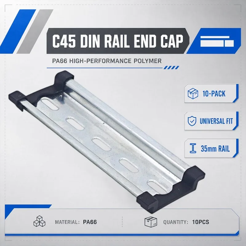 C45 DIN Rail End Cap Anti-slip - Din Rail Circuit Breaker ulasan dan harga