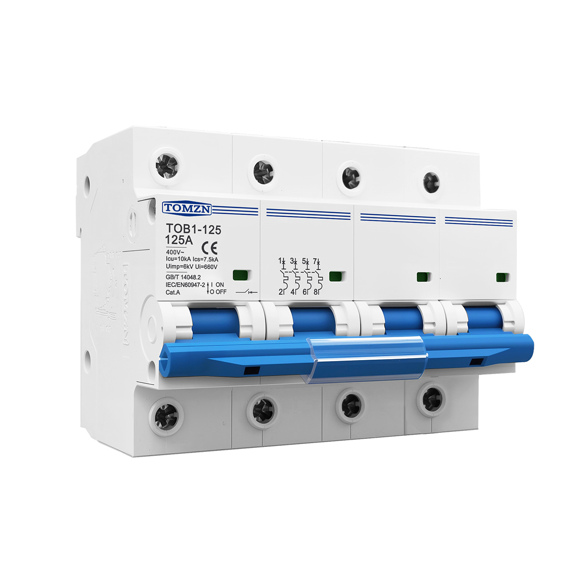 MCB Arus Tinggi 1P 2P 3P 4P 40 - Din Rail Circuit Breaker ulasan dan harga