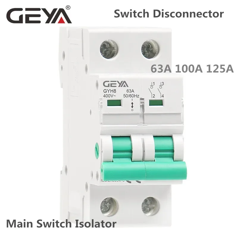 GEYA GYH8 Din Rail Saklar Utam - Din Rail Circuit Breaker ulasan dan harga